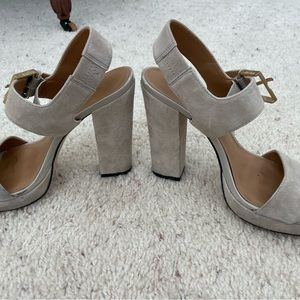 Anne Klein suede shoes.